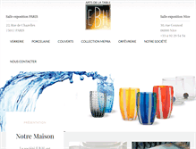 Tablet Screenshot of ebh-artsdelatable.com